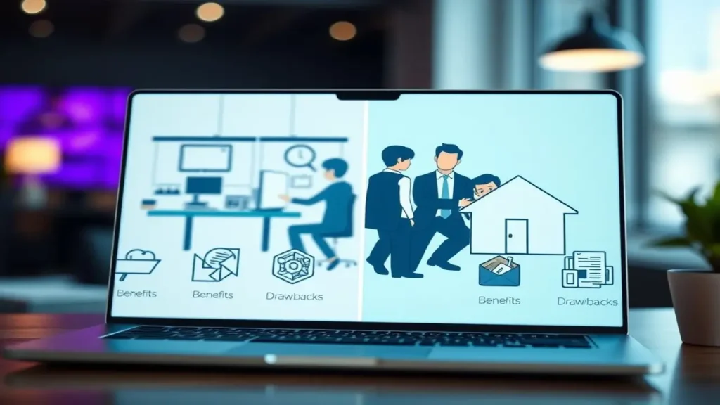 Trabajo híbrido: beneficios, diseño moderno y colaborativo